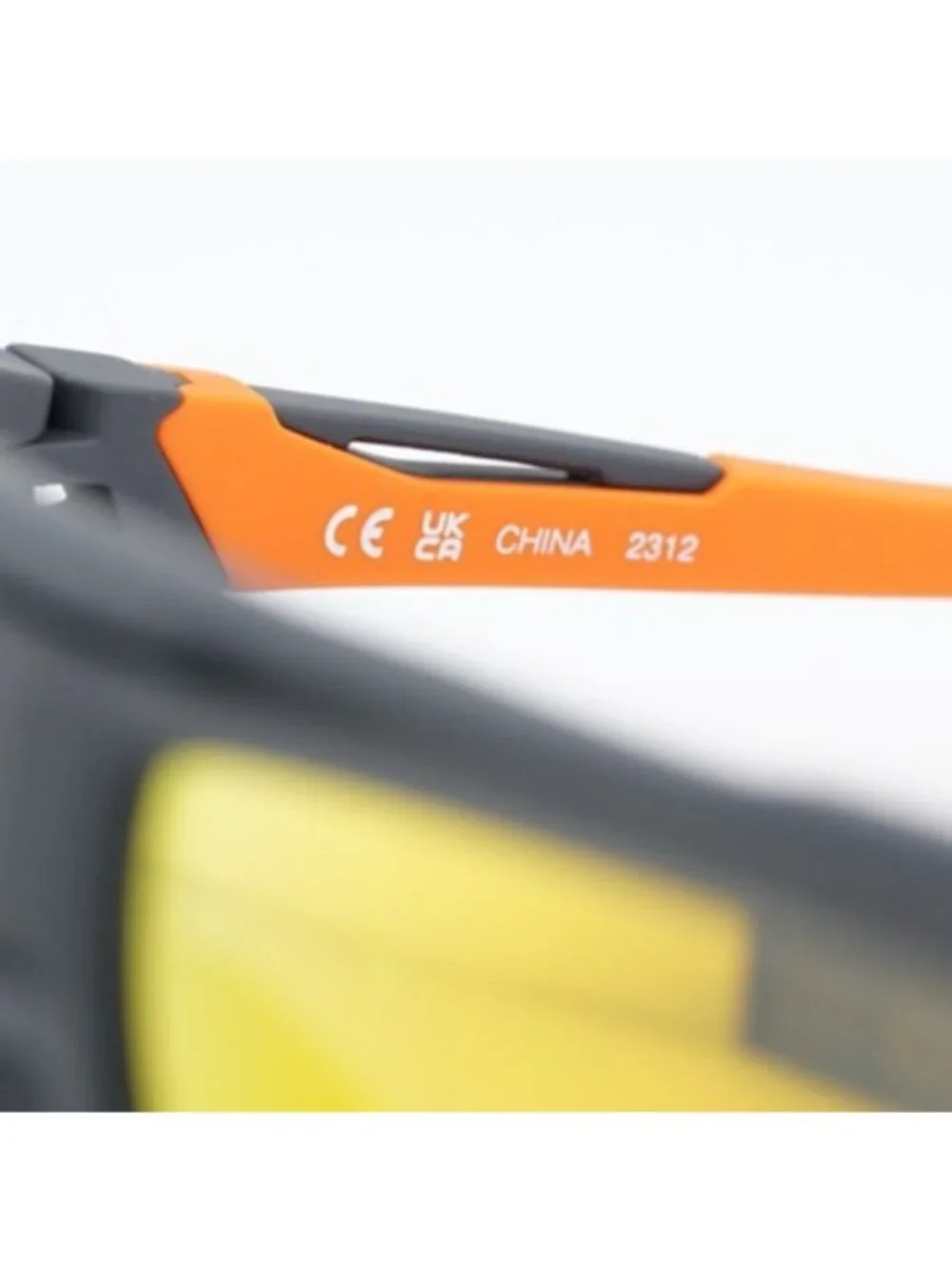 Nike FLYFREE SOAR EV24001 060 Sunglasses Black Square Frame with Clip-On